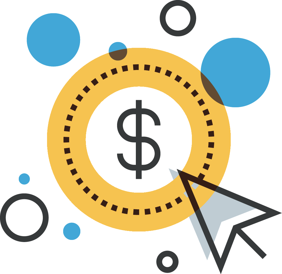 Seo Icon Blue Pixel Pay Per Click - Pay-per-click (1067x1037)