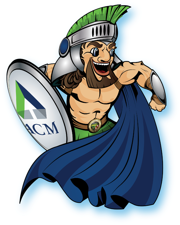 Trojan Clipart College - Allegany College Mascot (600x747)