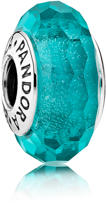 Teal Shimmer Charm, Murano Glass - Pandora 791655 Teal Shimmer Charm (1000x1000)