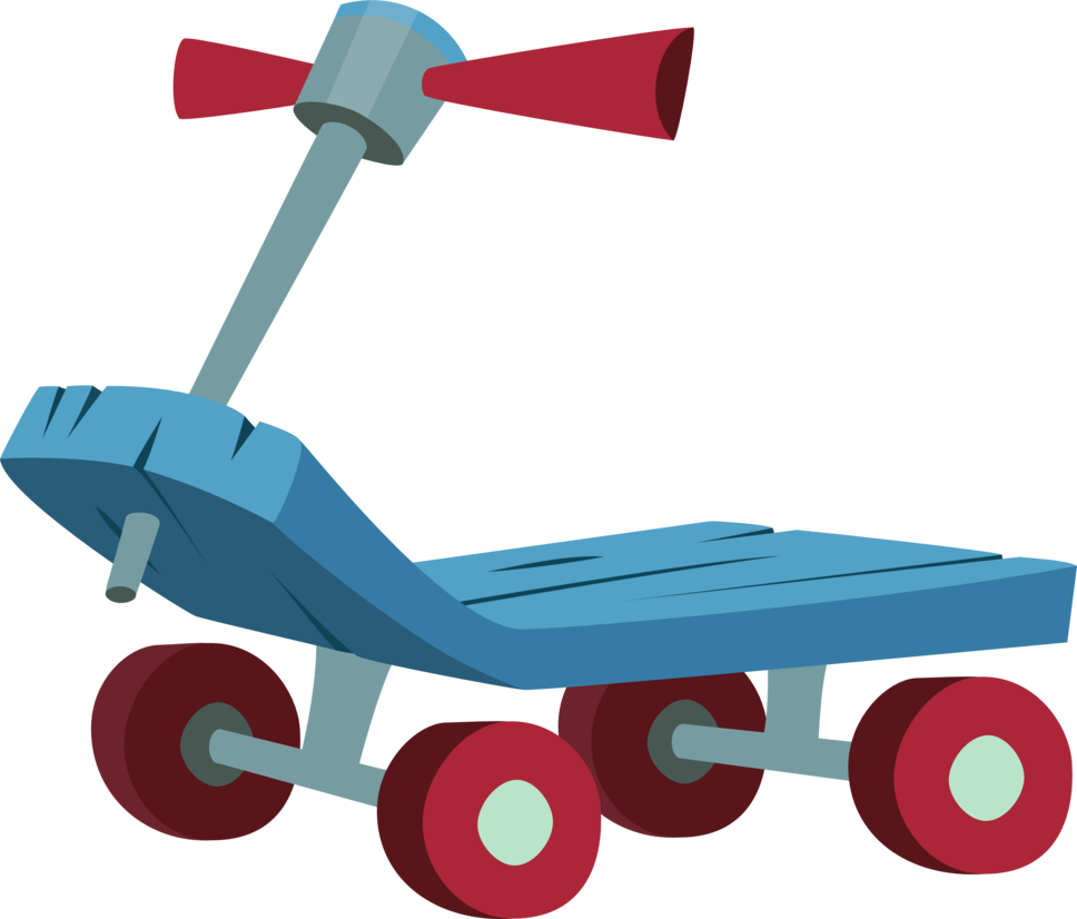 Scootaloo's Scooter By Caffeinejunkie - My Little Pony Scootaloo Scooter (968x826)