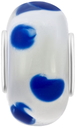 Blue Dot Murano Glass Bead - Bead (480x480)