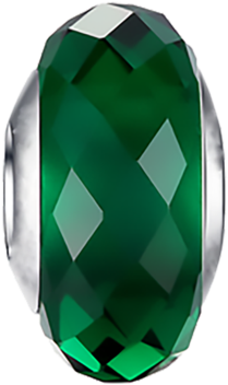 Green Crystal Murano Glass Bead - Emerald (480x480)