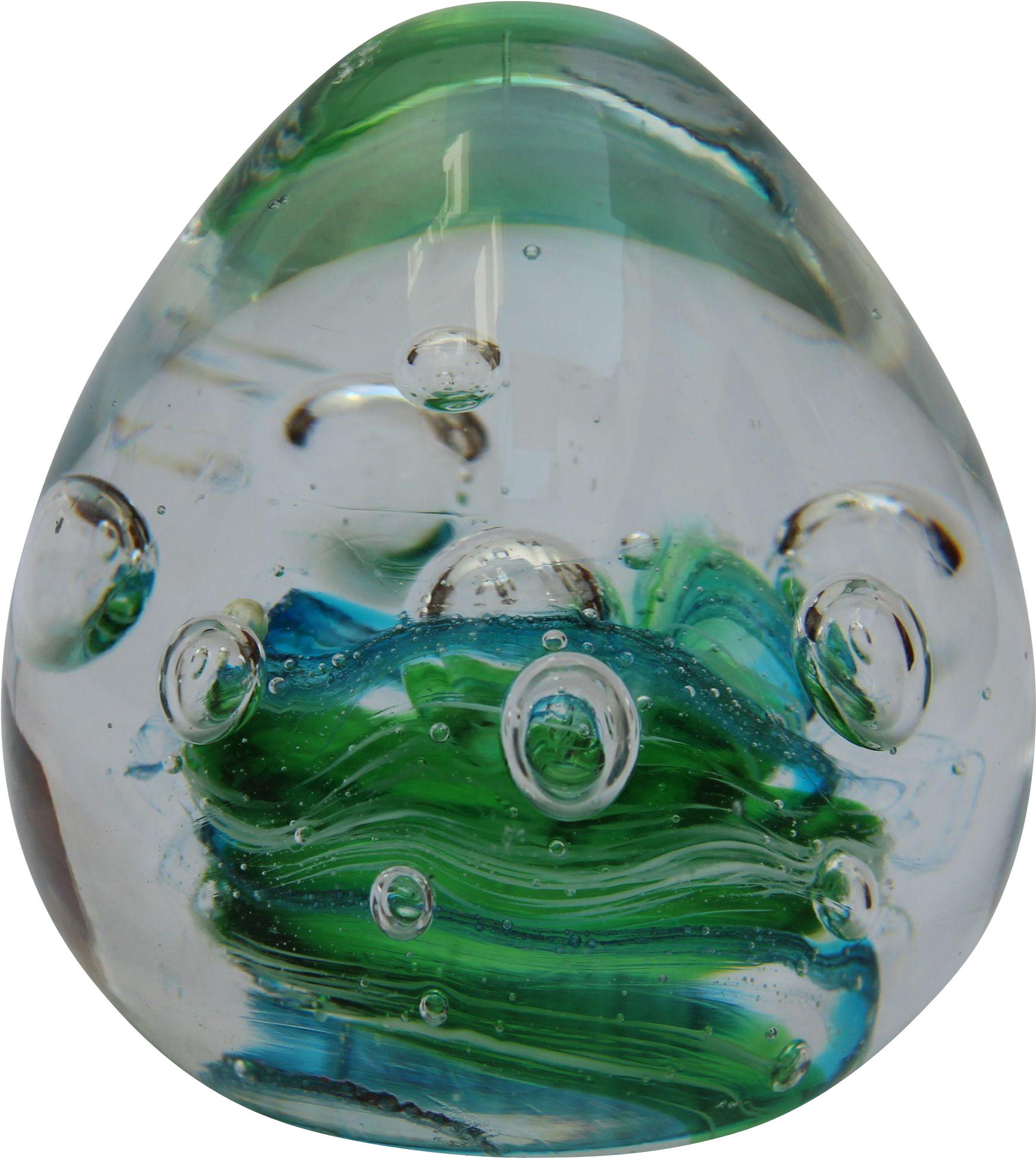 Murano Glass Paperweight Blue - Paperweight (1946x1946)