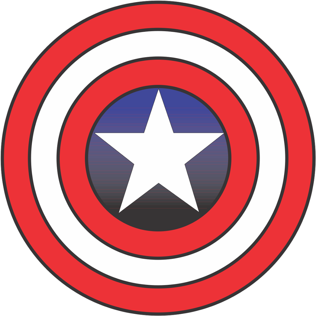 Captain America Logo Vector Fictional Superhero~ Format - Captain America Shield Popsocket (1600x1136)