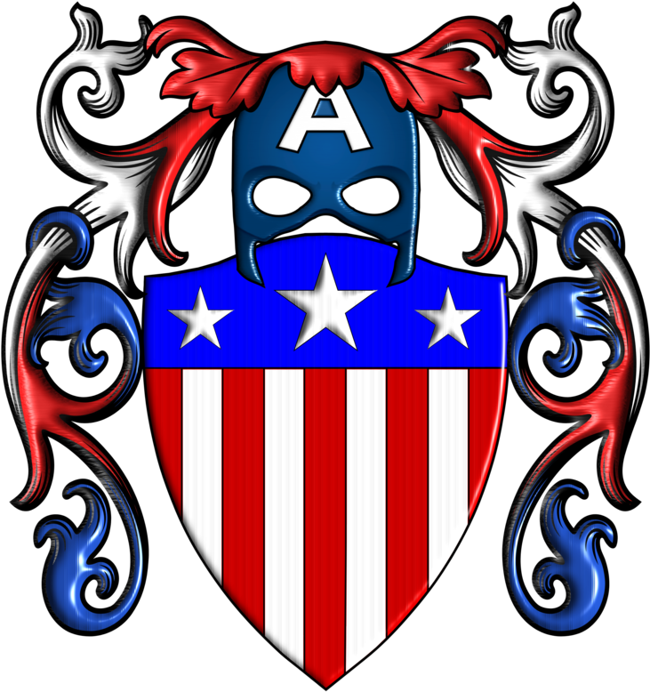 Captain America Coas Old Shield By Lord-giampietro - Captain America Shield Art Png (1017x786)