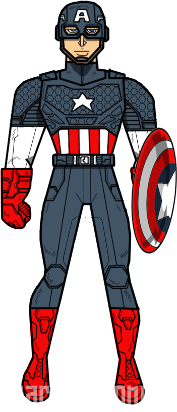Captain America By Parisnjones - Marvel Comics (600x900)
