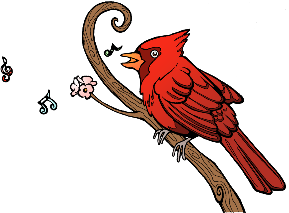 Cardinal Tattoo By Peach-jelly - Peach (1024x753)