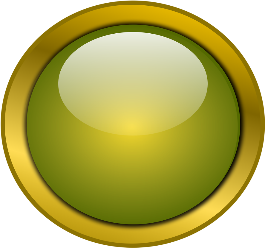 Illustration Of A Blank Glossy Round Button - 3d Round Button Png (958x899)