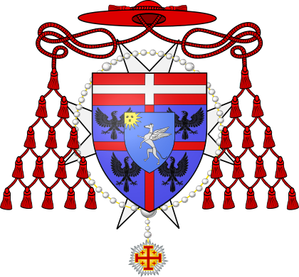 Coat Of Arms Of Cardinal Canali - Coat Of Arms (420x390)
