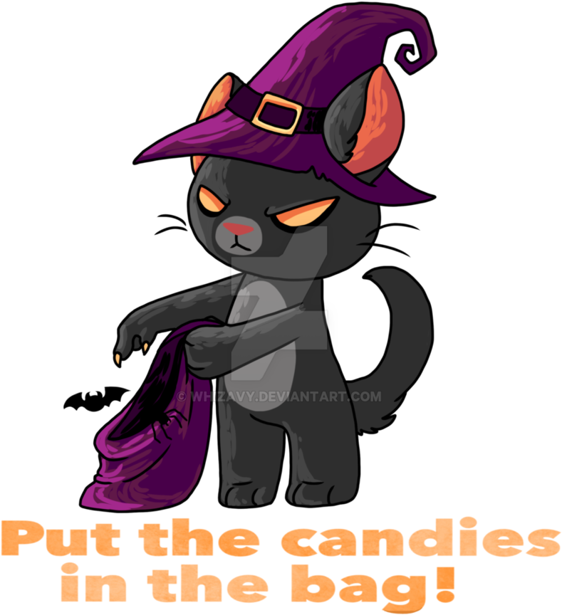 Put The Candies In The Bag - Cartoon (894x894)