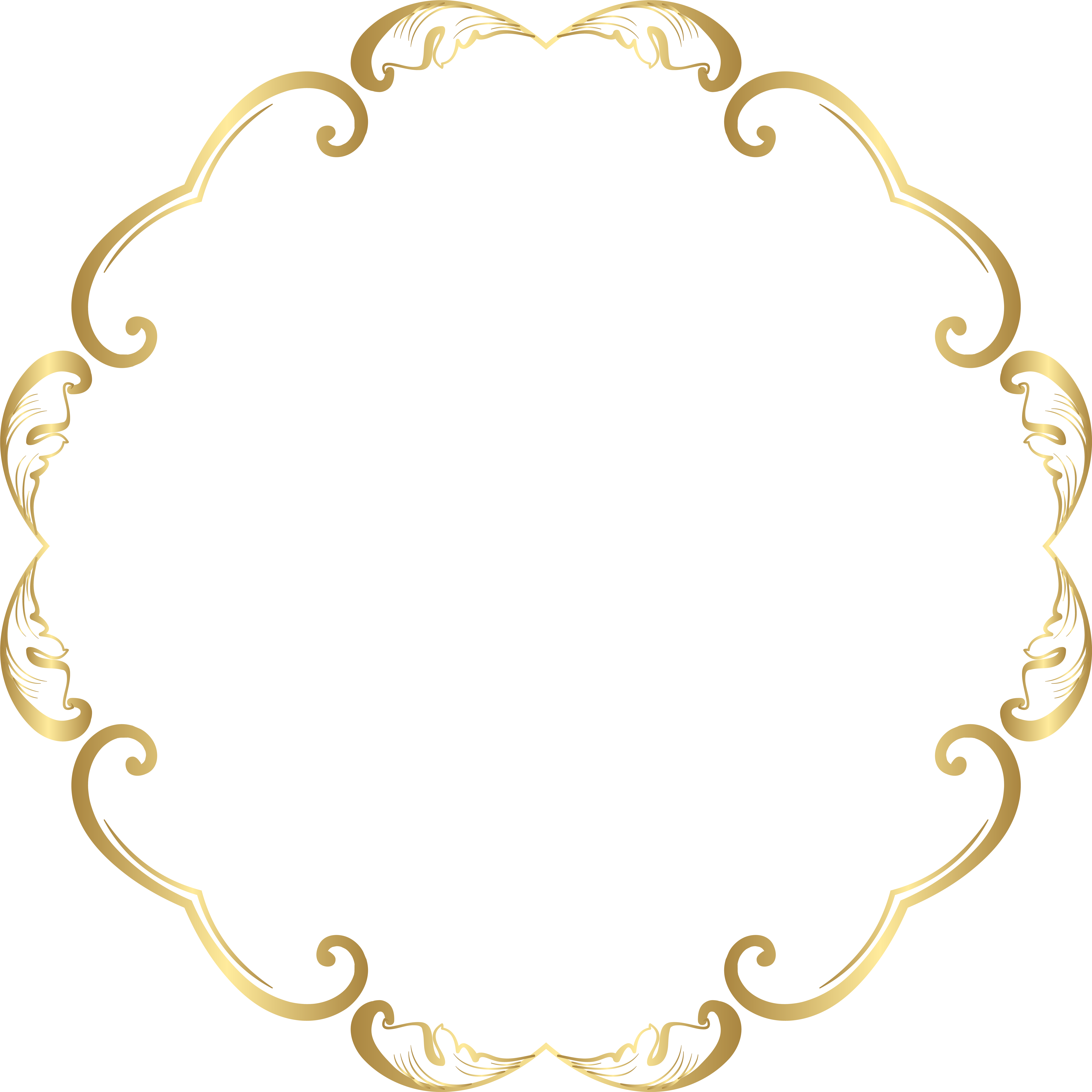 Decorative Round Border Frame Transparent Image - Decorative Round Border Frame Transparent Image (8000x8000)