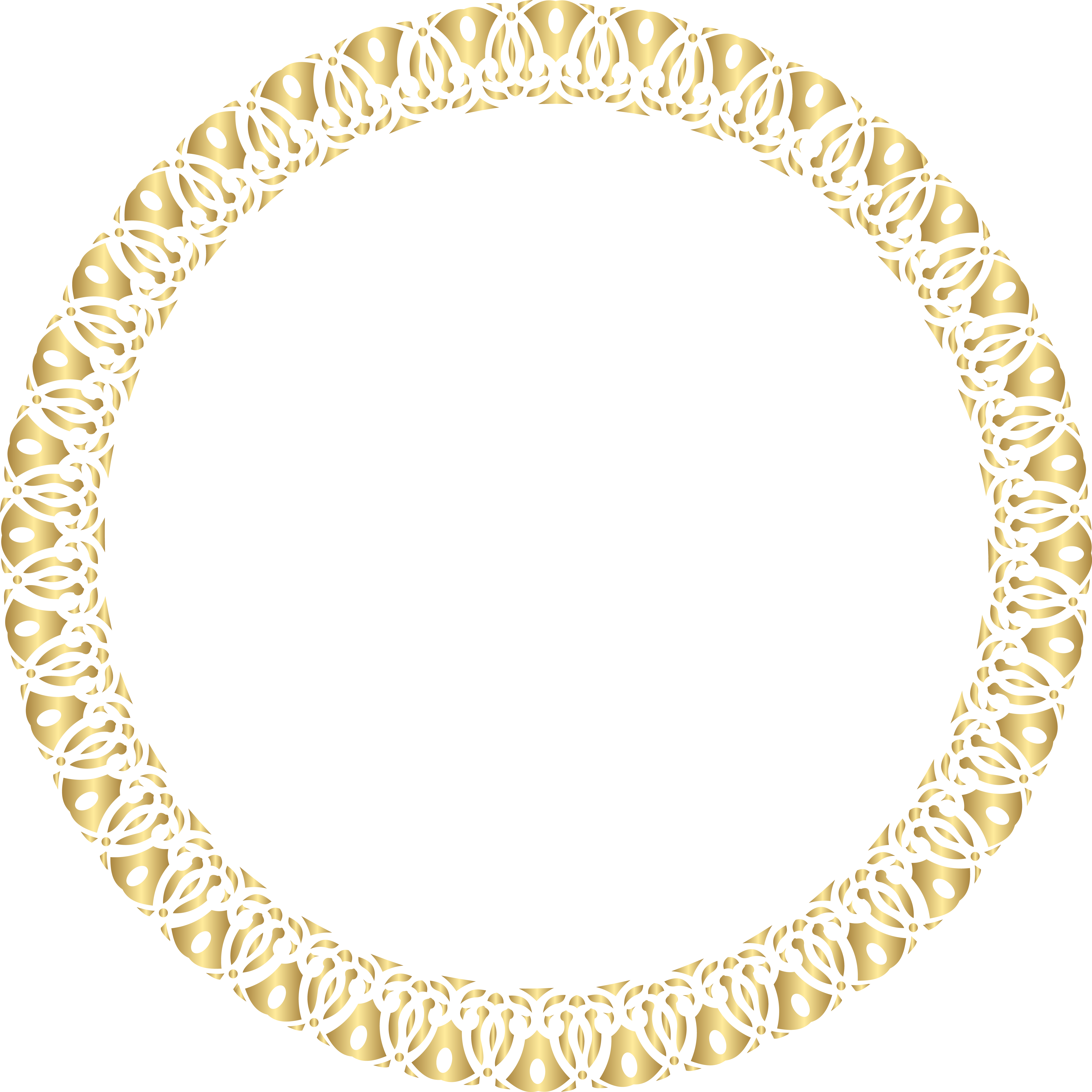 Free Photo Golden Frame Round Texture Object Creative - Free Photo Golden Frame Round Texture Object Creative (7995x8000)