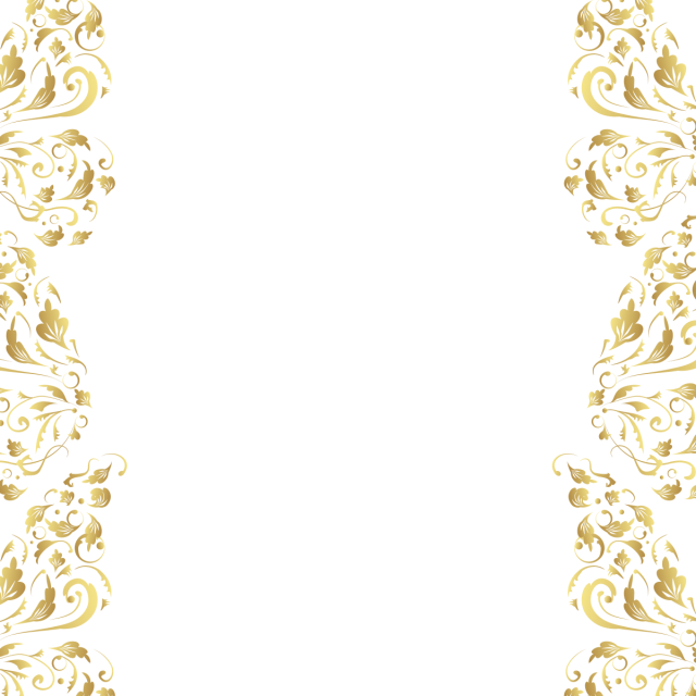الزهور الإطار الذهبي حر Png و Psd سكرابز اطارات ذهبي دائري (640x640