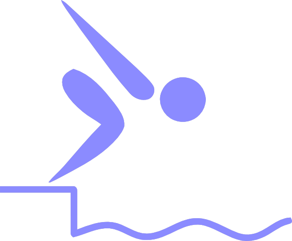 Women Swimmer Clipart - Cartoon Swimming With No Background (600x496)
