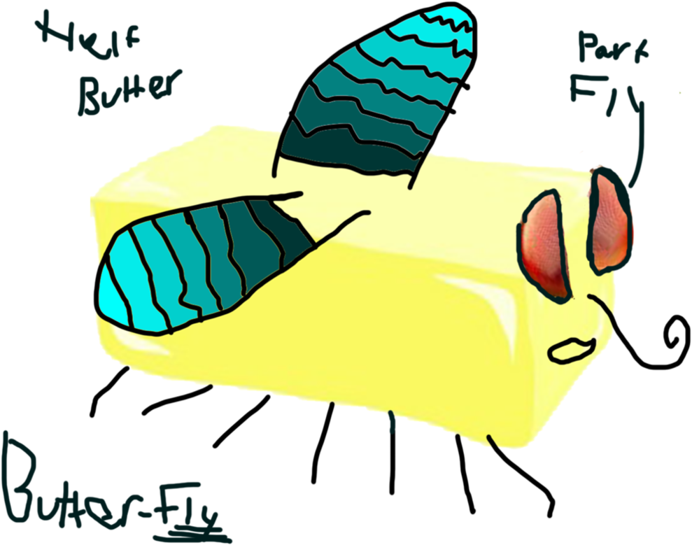 Butter-fly By Zacktv321 - Body Art (1018x784)