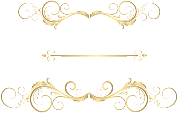 Gold Decorative Ornaments Png Clip Art - Ornaments Png (600x382)
