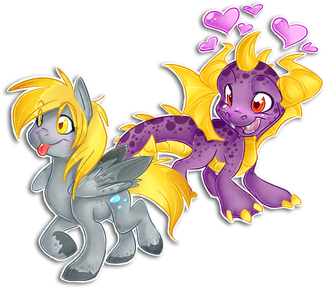 Derpy Hooves Spike Fluttershy Mammal Cartoon Vertebrate - My Little Pony: Friendship Is Magic (662x587)