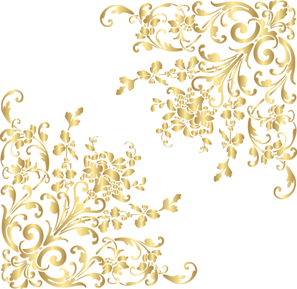 Gold Corners Png Clip Art Image - Corners Png (600x585)