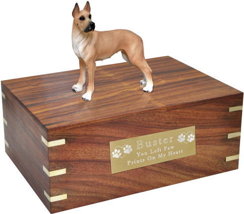 Wholesale Great Dane Fawn Dog Figurine Wood Urn With - Norwegian Lundehund (500x500)