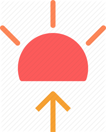 Warmth Clipart Sun Heat - Sunset (413x512)