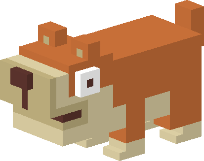 Marmalade Dog - Crossy Road Characters Dog (413x327)