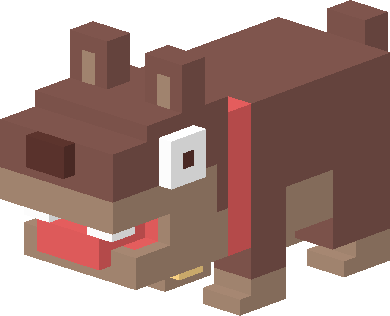 Scruffy Dog - Crossy Road Dog (390x316)