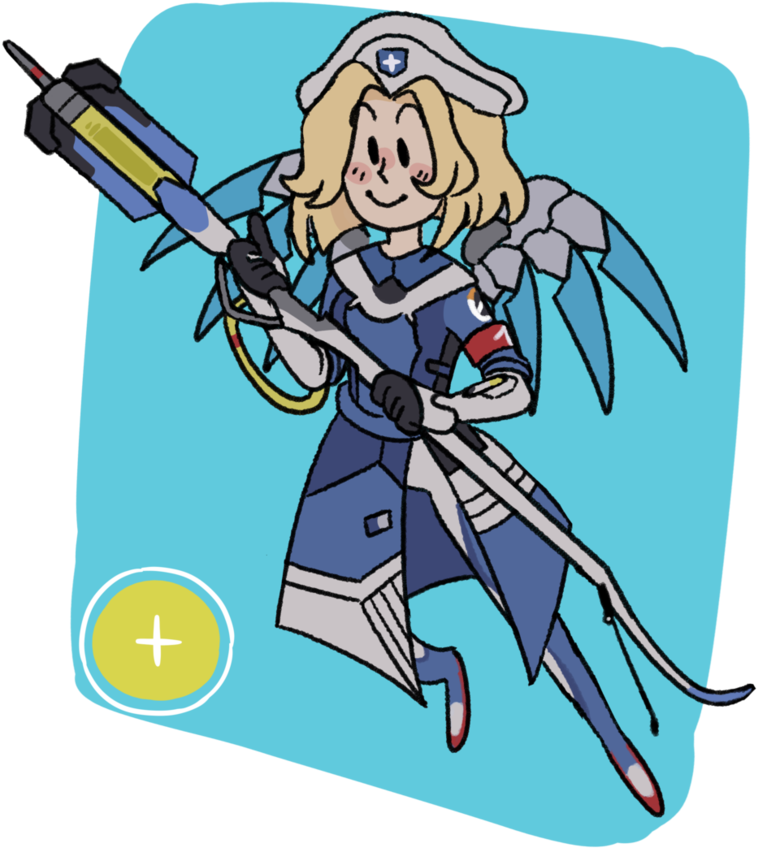 Combat Medic Ziegler By Zipzom - Mercy (832x960)