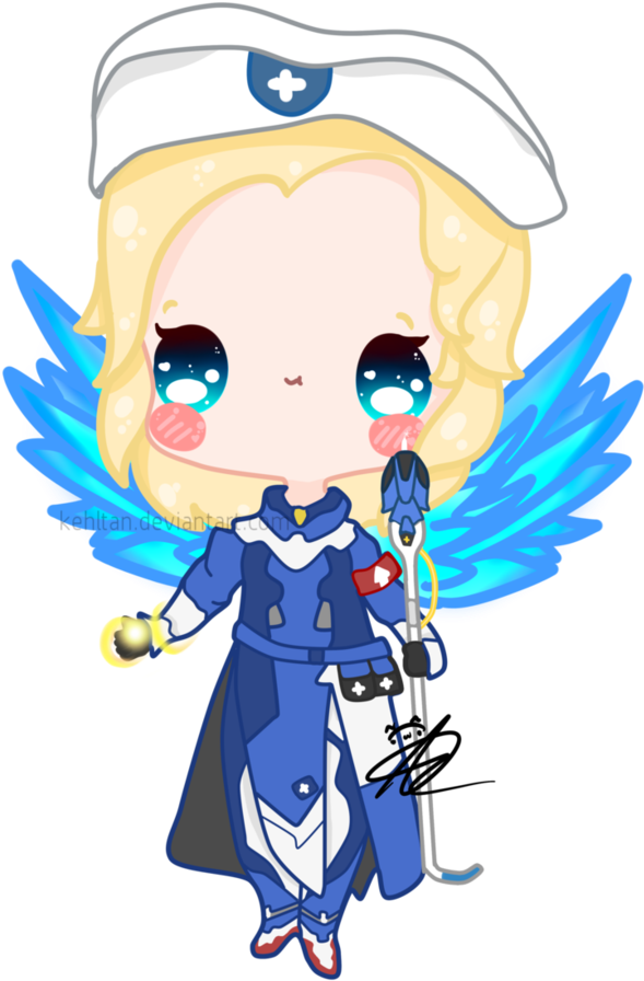 Combat Medic Ziegler [mercy] By Kehltan - Mercy Chibi (836x955)