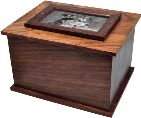 Dog Photo Wood Urn - Plywood (500x500)