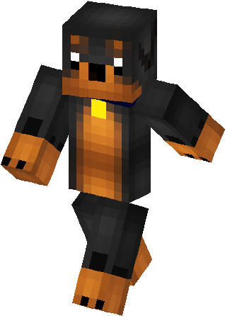 Dog - Shiny Umbreon Minecraft Skin (317x453)