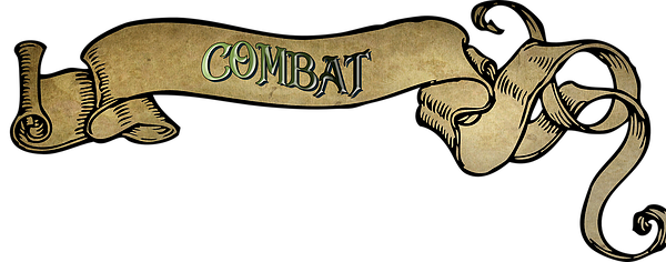 Combat Role-play - Scroll Banner Clip Art (600x236)