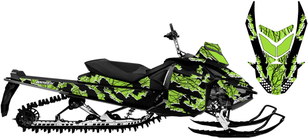 Shred Designs - Skidoo - Rev Xp - 2008 Ski Doo Summit 800 Xp Wrap (650x312)