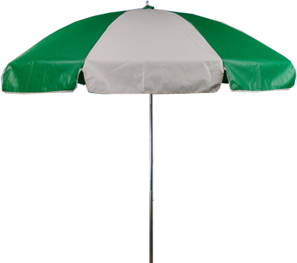 Emerald Coast 6 5 Octagon Steel Beach Umbrella With - Green Beach Umbrella Png (460x460)