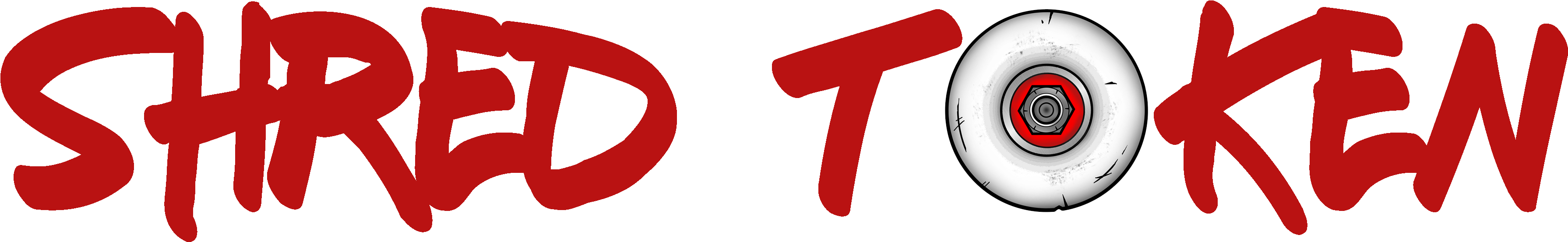 Shred Token Logo Red Text - Steemit (3694x635)