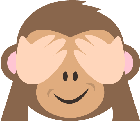 Smiling Face With Heart Shaped Eyes See No Evil Monkey - Three Wise Monkeys (512x512)