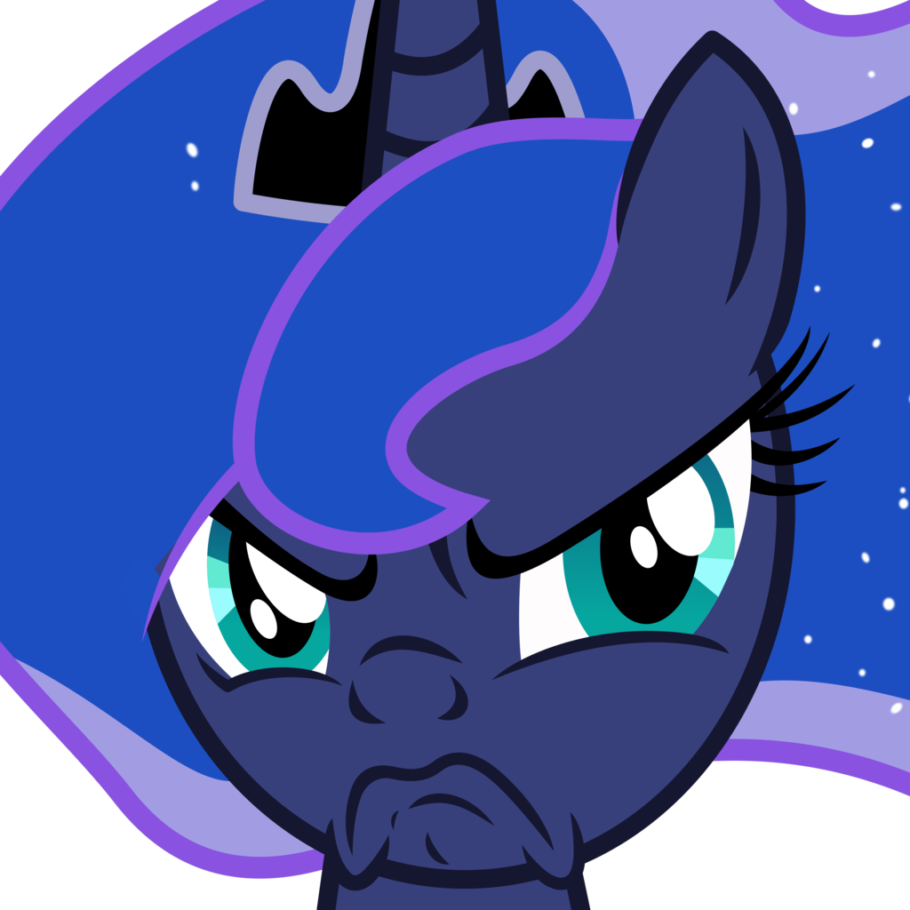 A Royal Problem, Artist - Luna Mlp Emots (1024x1024)