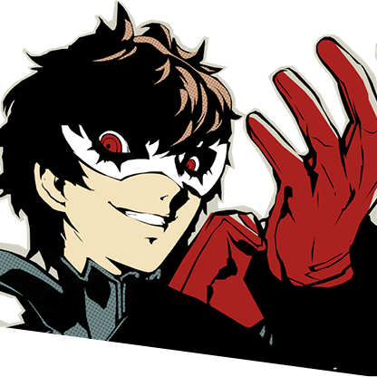 P5 Protagonist - Persona 5 Valentine Day Card (416x416)