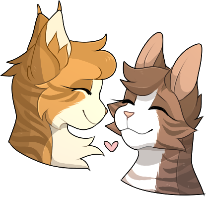 Warrior Cats Squirrelflight X Leafpool For Kids - Warriors Mothwing X Leafpool (415x396)