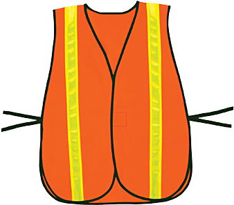 Non-ansi Solid Vest Work Gear High Visibility Work - Lifejacket (340x510)