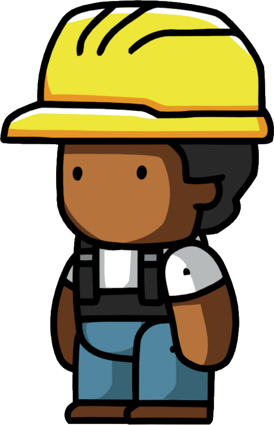 Carpenter Male - Scribblenauts Construction Worker (562x872)