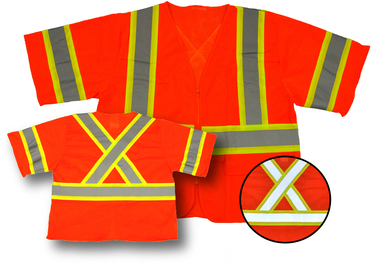 Premium High Visibility Fluorescent Safety Vest - Emergency (1487x1104)