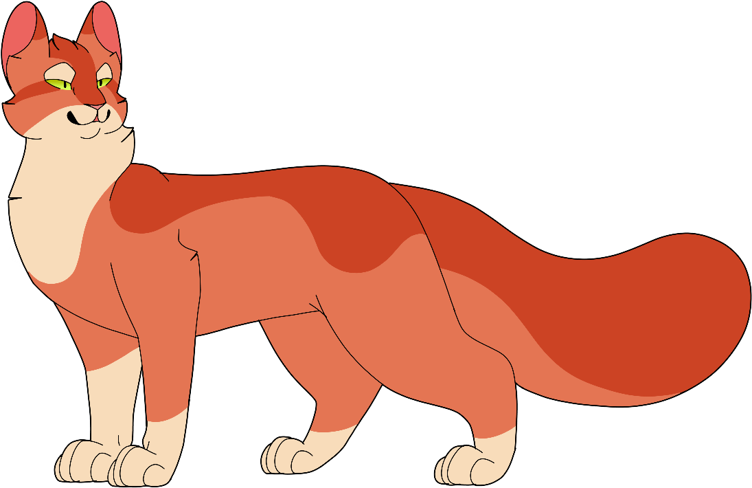 Warrior Cats Firestar Sandstorm Squirrelflight Leafpool - Cat Yawns (1114x728)