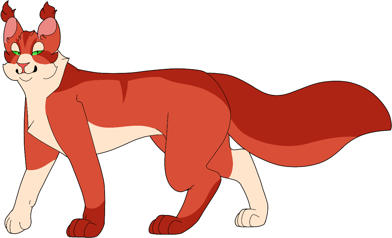 Warrior Cats Firestar Sandstorm Squirrelflight Leafpool - Cat Yawns (1259x770)