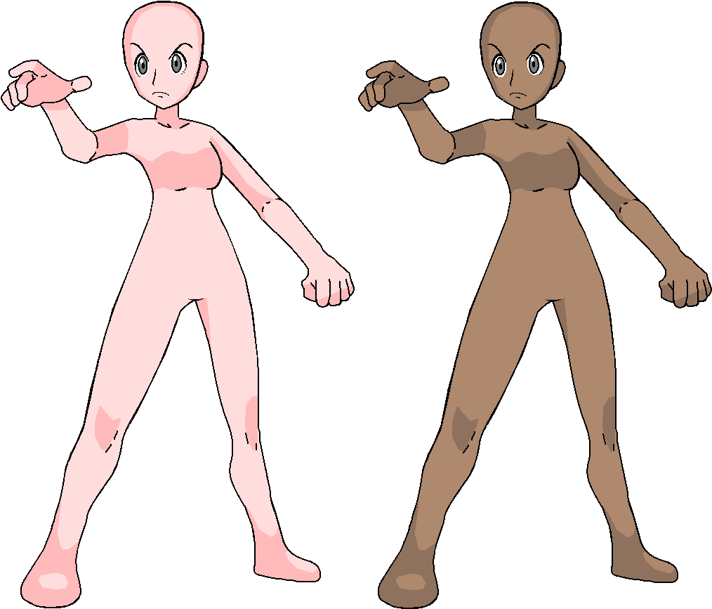 Original Sugimori Style Base - Cartoon (1062x900)