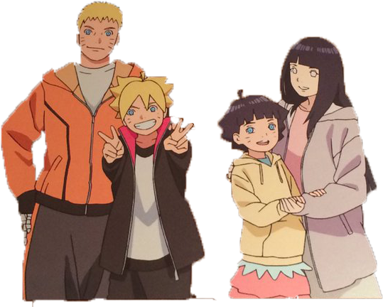 Naruhina Family Render 2 By Lunaneko144 On Deviantart - Naruhina Family Png (600x450)