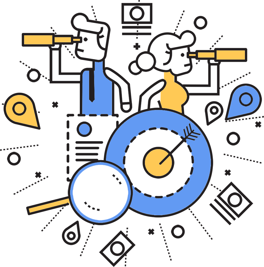 Who Knows Your Next Boss Might Be A Click Away - Search Illustration (900x908)