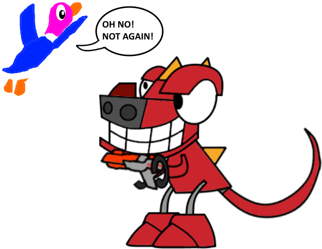 Meltus Vs Duck Hunt By Felipebrossscratch - Drawing (686x525)