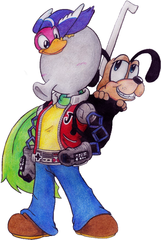 J-man And Duck Hunt By Natsilva - Duck Hunt (600x845)