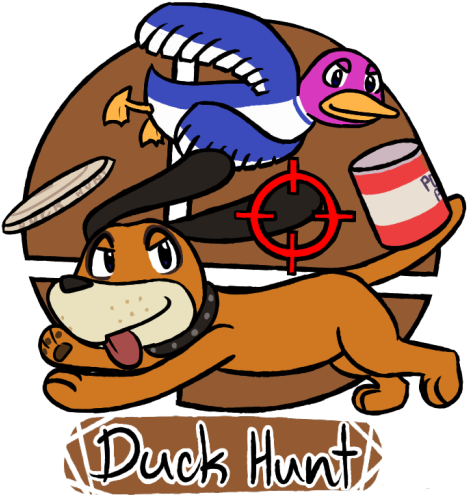 “ Duck Hunt Takes Aim ” - Cartoon (731x833)