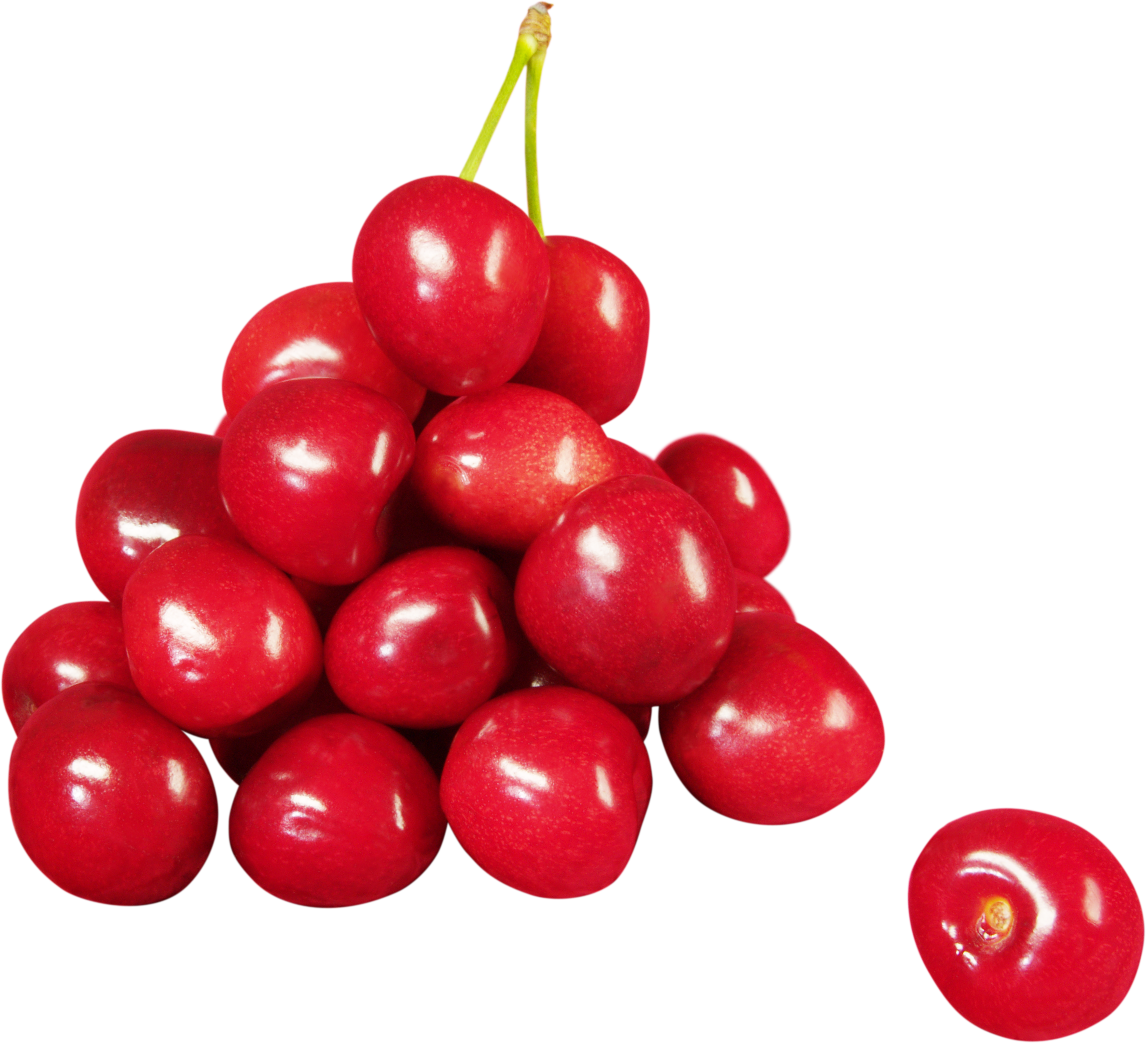 Download This High Resolution Cherry High Quality Png - Cherries Png (3688x3357)